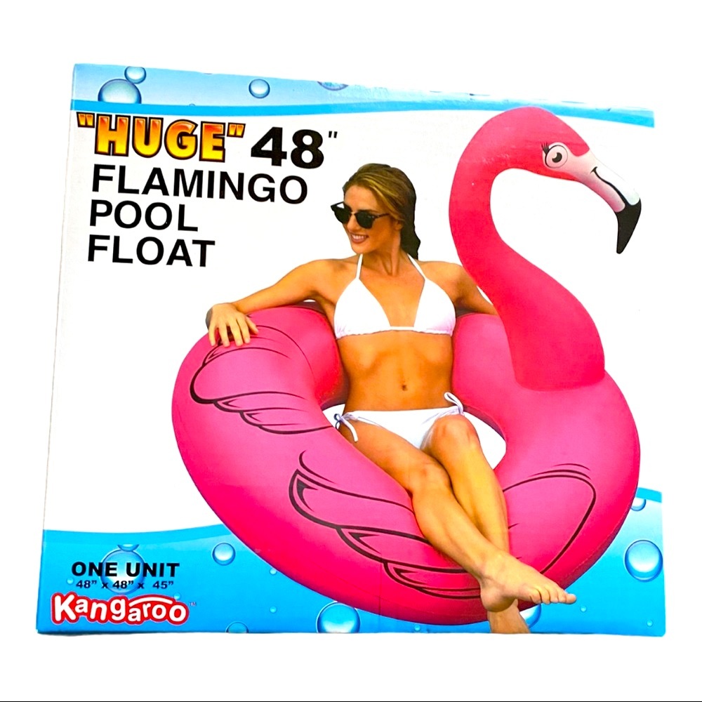 Flamingo Pool Float, Fun Beach Floaties, Swim, summer gift